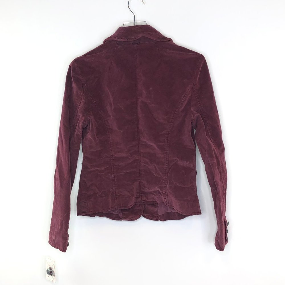NWT FREE PEOPLE Byron Blazer in Mulberry #AQ20 - Picture 6 of 8